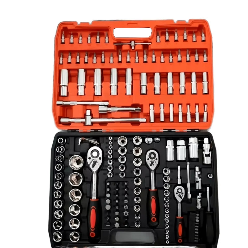 172Pcs Automotive Repair Tool Set（24-Tooth/72-Tooth）