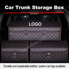 Car Trunk Storage Box（custom car logo available）