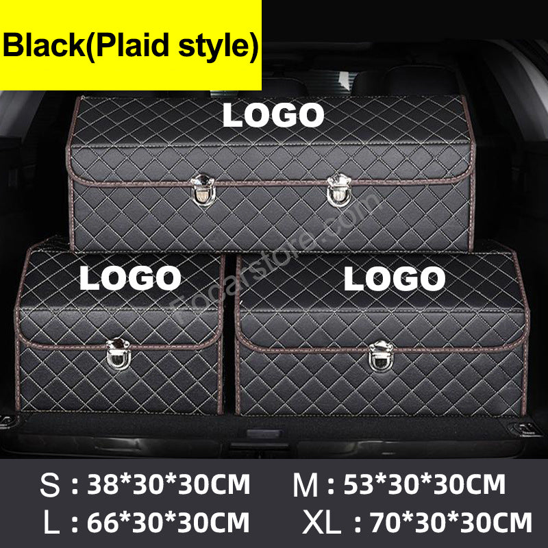 Car Trunk Storage Box（custom car logo available）