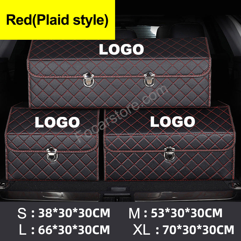 Car Trunk Storage Box（custom car logo available）