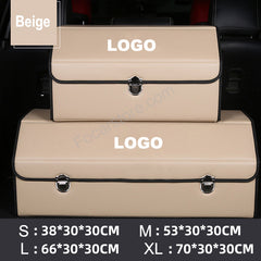 Car Trunk Storage Box（custom car logo available）