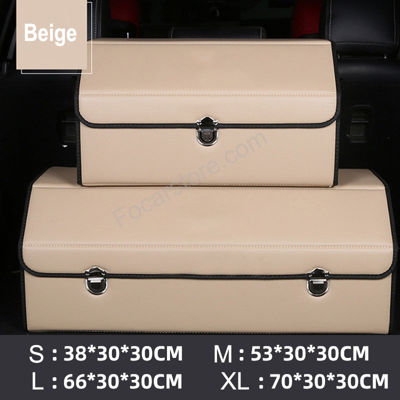 Car Trunk Storage Box（custom car logo available）