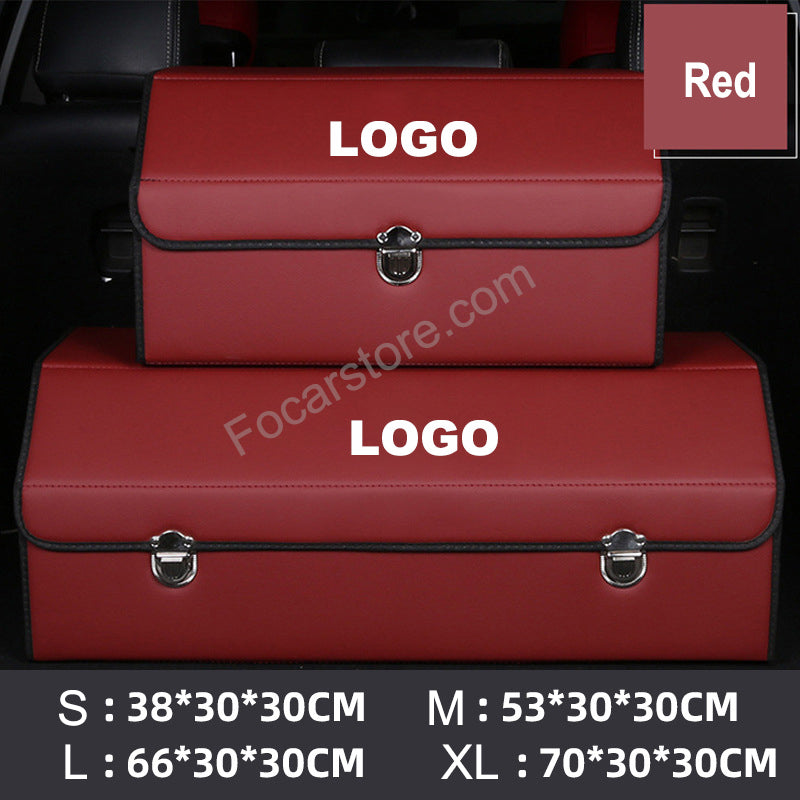 Car Trunk Storage Box（custom car logo available）