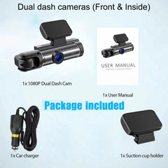 FHD 1440P DUAL LENS DASH CAM