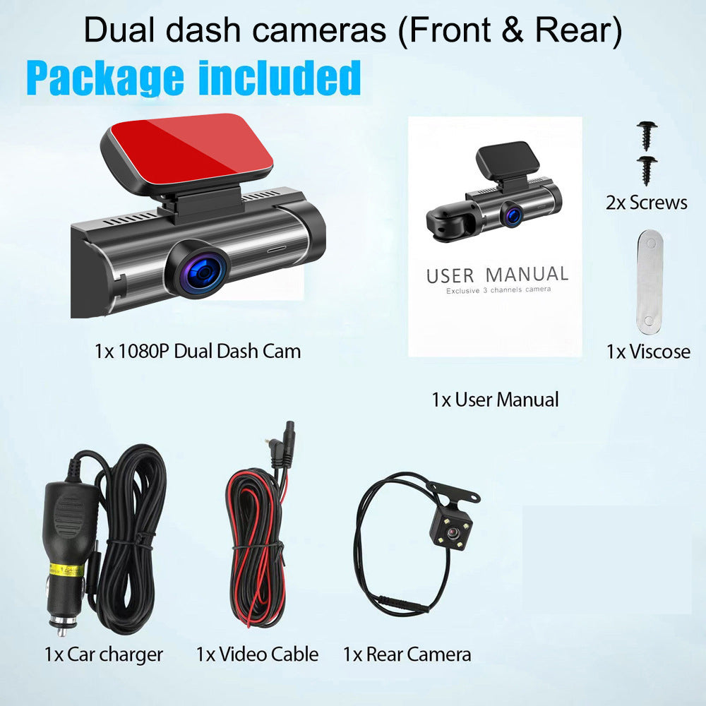 FHD 1440P DUAL LENS DASH CAM