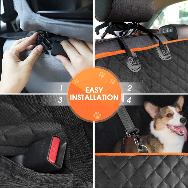 Car Pet Seat Cover Durable Waterproof Dog Car Back Seat Cover