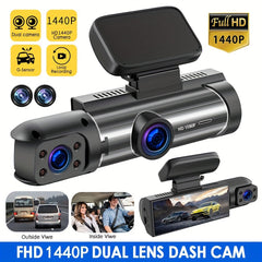 FHD 1440P DUAL LENS DASH CAM